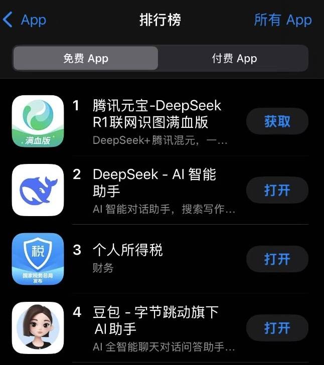 不到10天，接连超越豆包、DeepSeek！刚刚，这款AI应用“登顶”