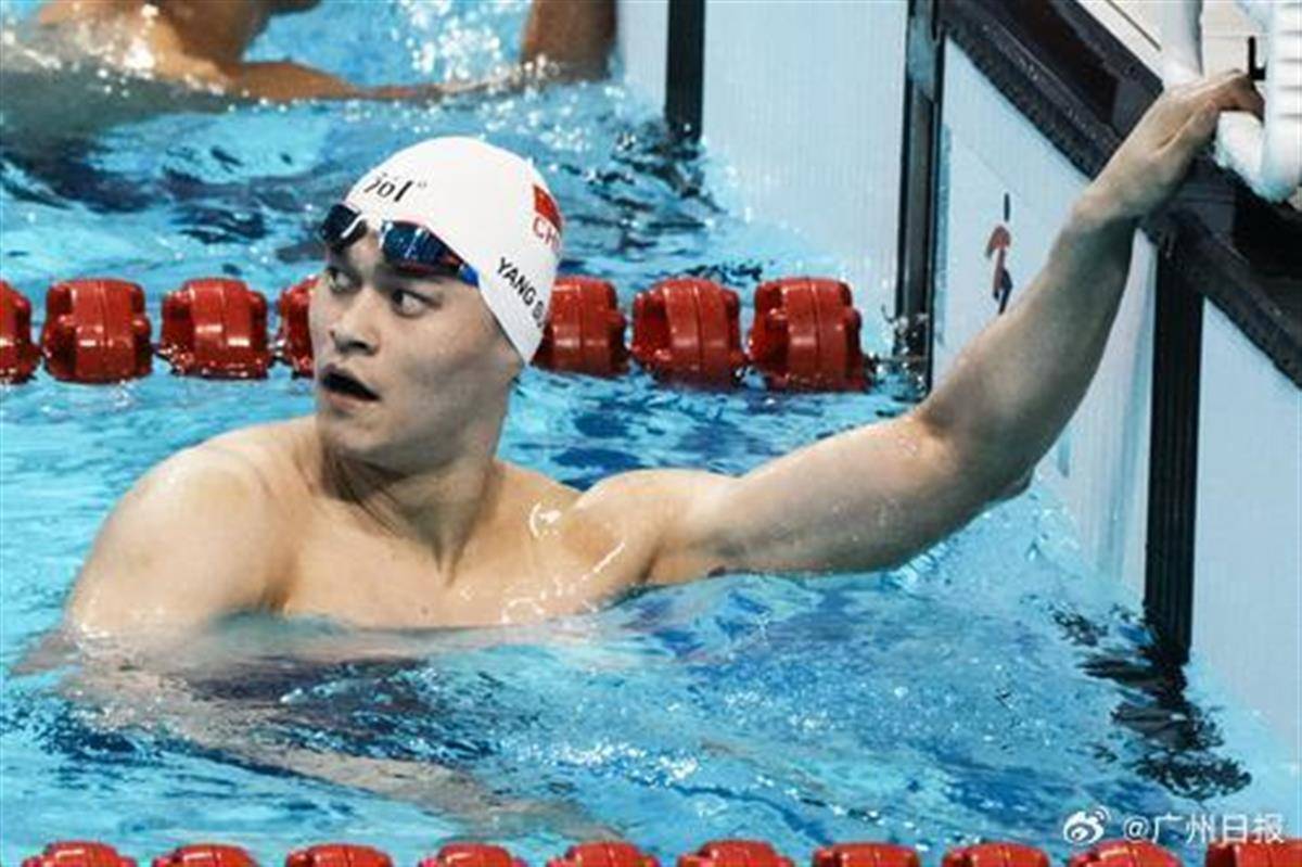 孙杨最后一刻被湖北小将反超，将满34岁的他成全场年纪最大选手