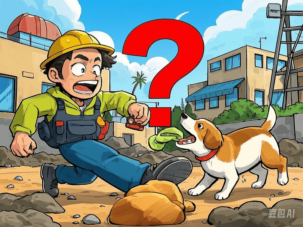 员工上班摔跤骨折被认定工伤！公司：他是喂狗摔的，不能算！我告人社局！法院怎么判→