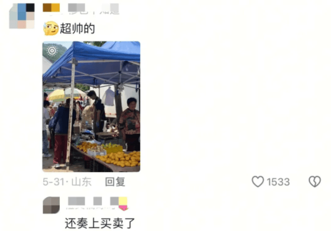 48岁知名演员回山东老家被偶遇：骑三蹦子、收麦子、赶大集、啃大葱！网友：回家最勤的明星